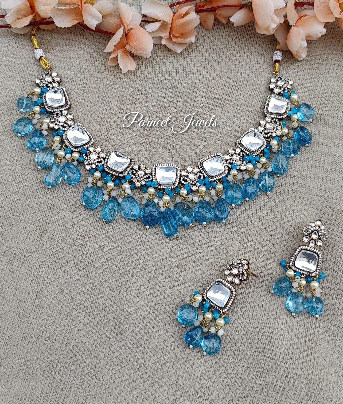 Veronica Polki Kundan Necklace Set