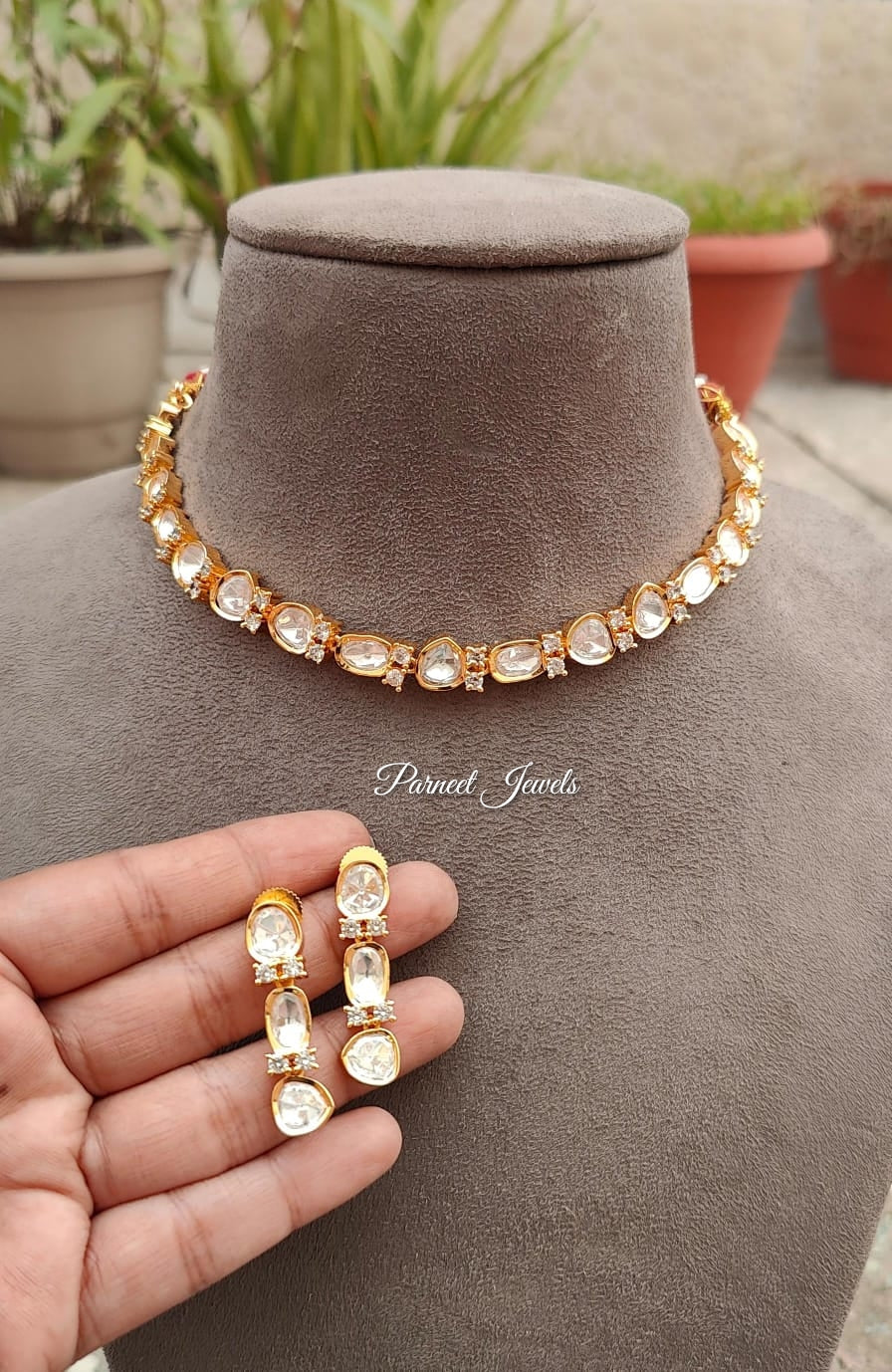 Asmita Uncut Kundan Set – Parneet Jewels