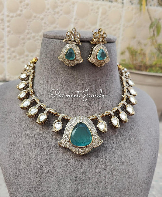 Nidha Uncut Kundan Set