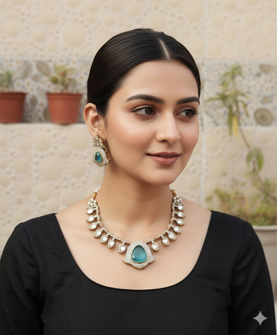 Nidha Uncut Kundan Set