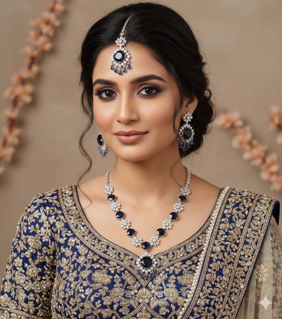 Gurjit AD/CZ Necklace Set