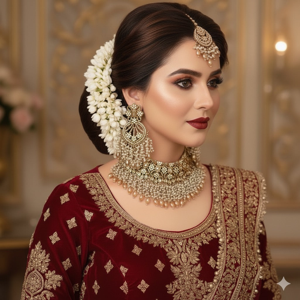 Chetna Bridal Jhumar Choker Set