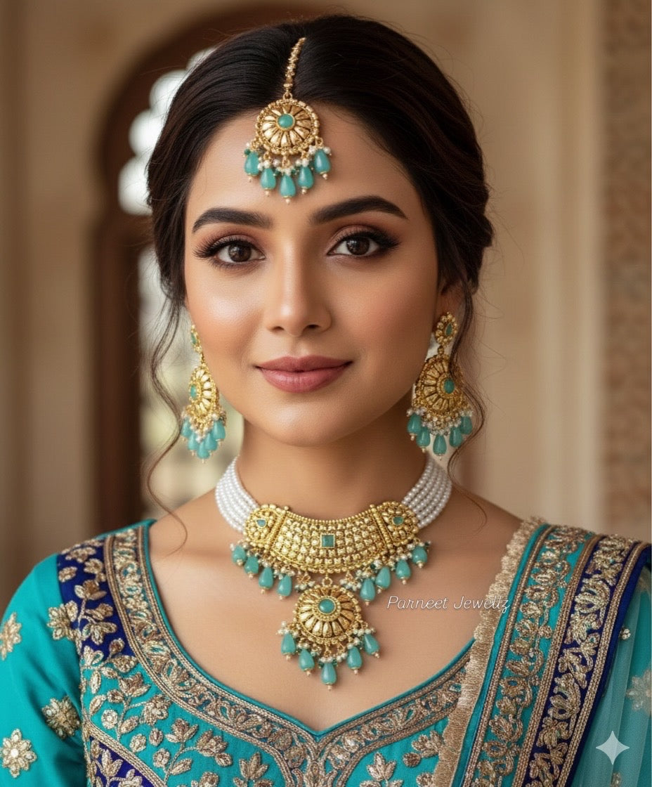 Arshpreet Gold Choker