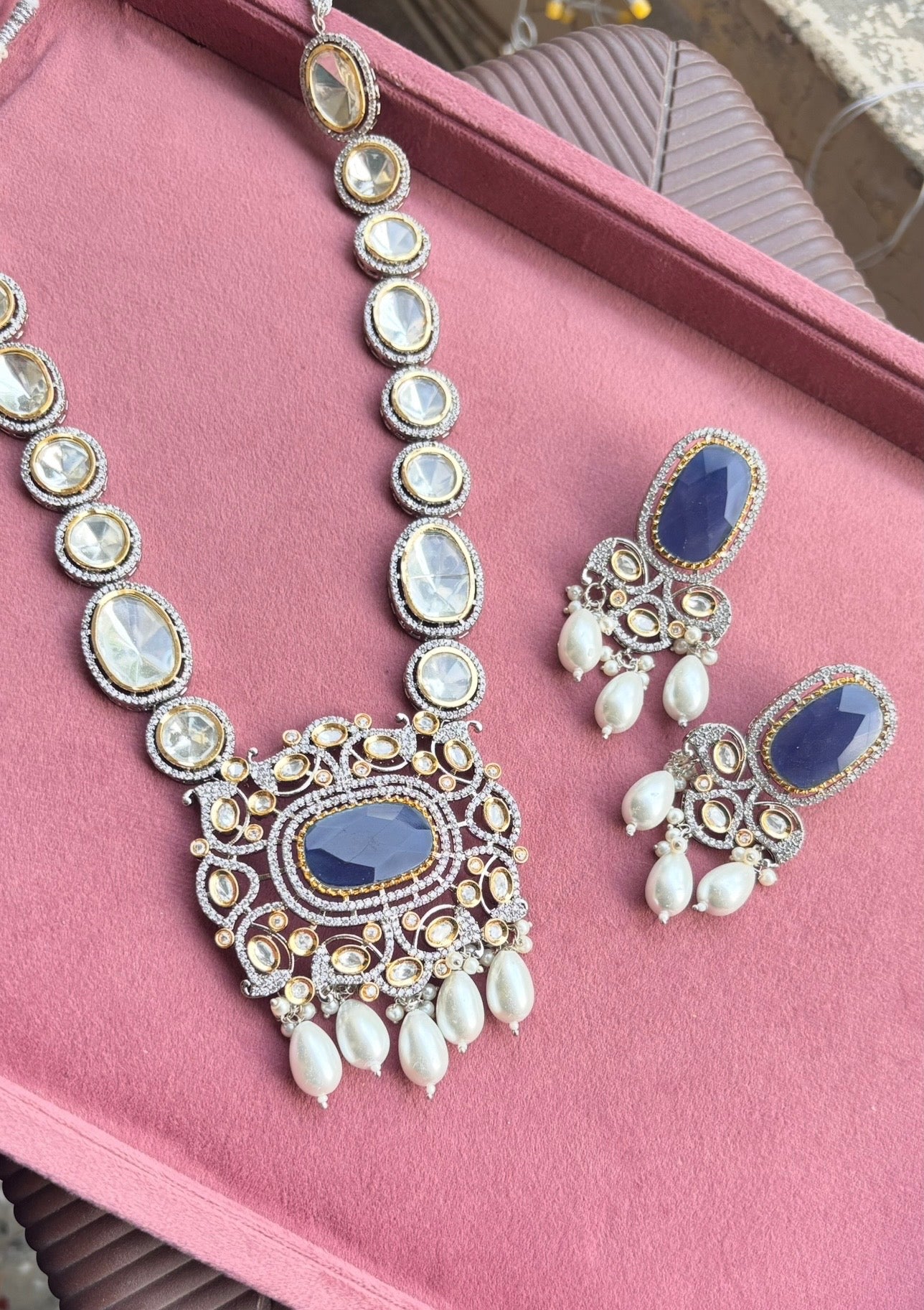 Hazel Uncut Kundan Set