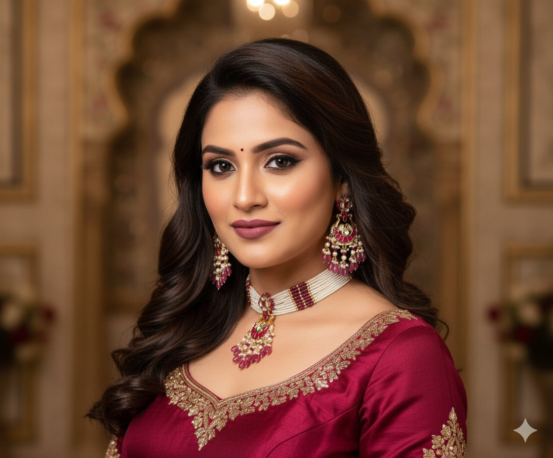 Deepanjali Pachi Kundan Choker