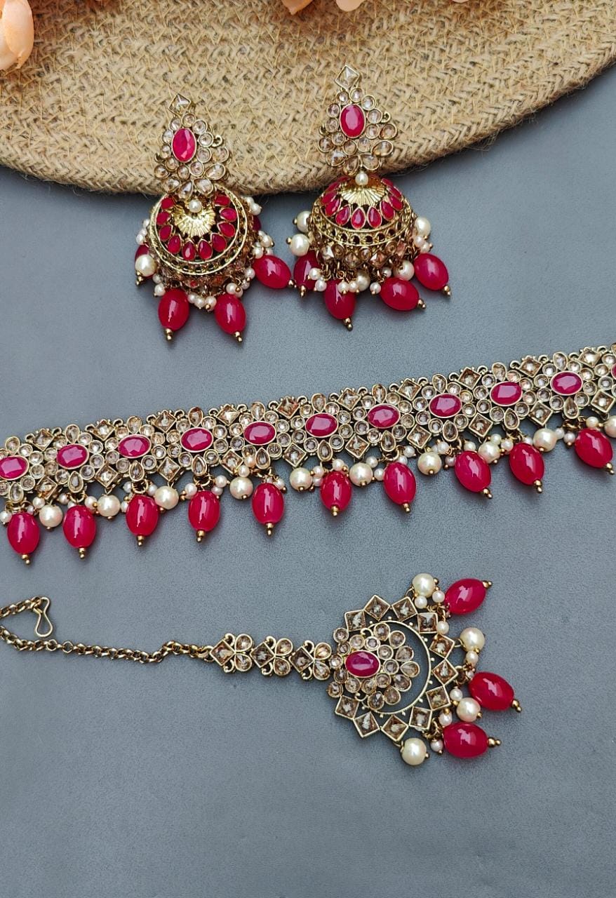 Binisha Polki Choker Set