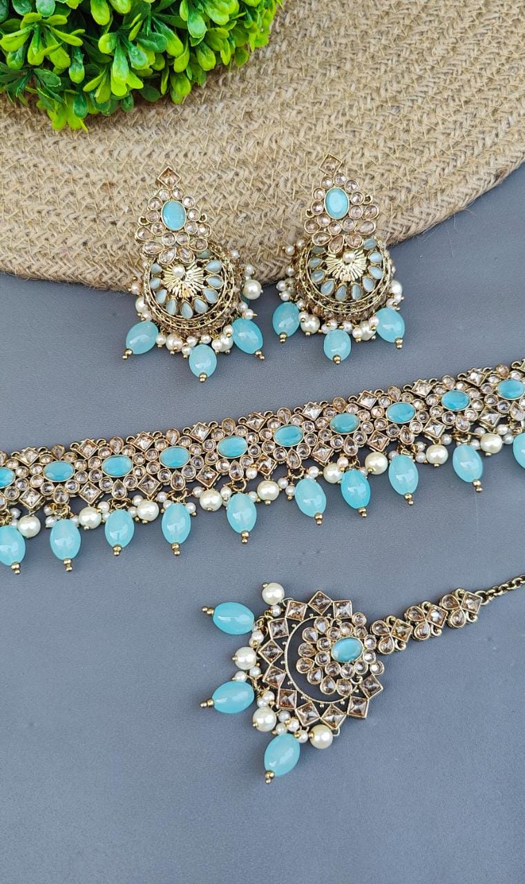Binisha Polki Choker Set