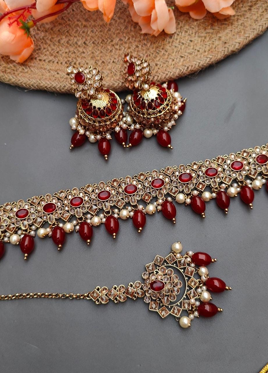 Binisha Polki Choker Set
