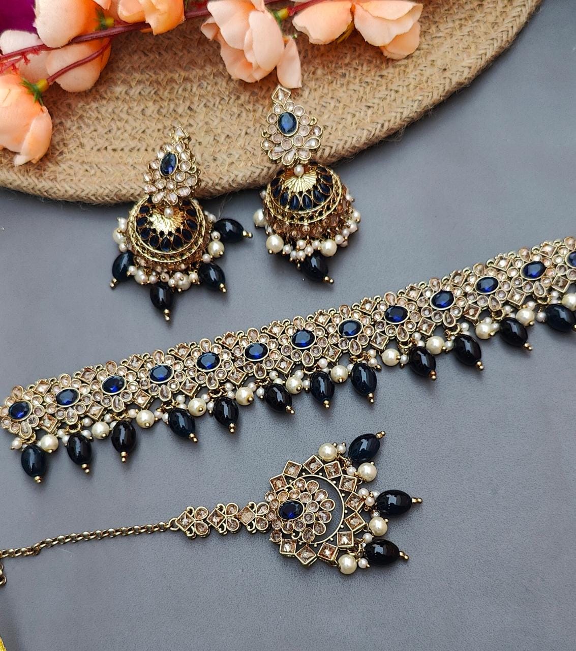 Binisha Polki Choker Set