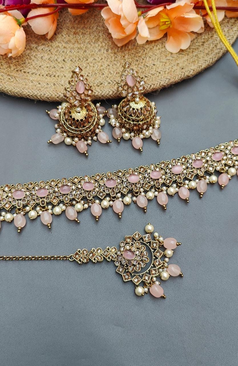 Binisha Polki Choker Set