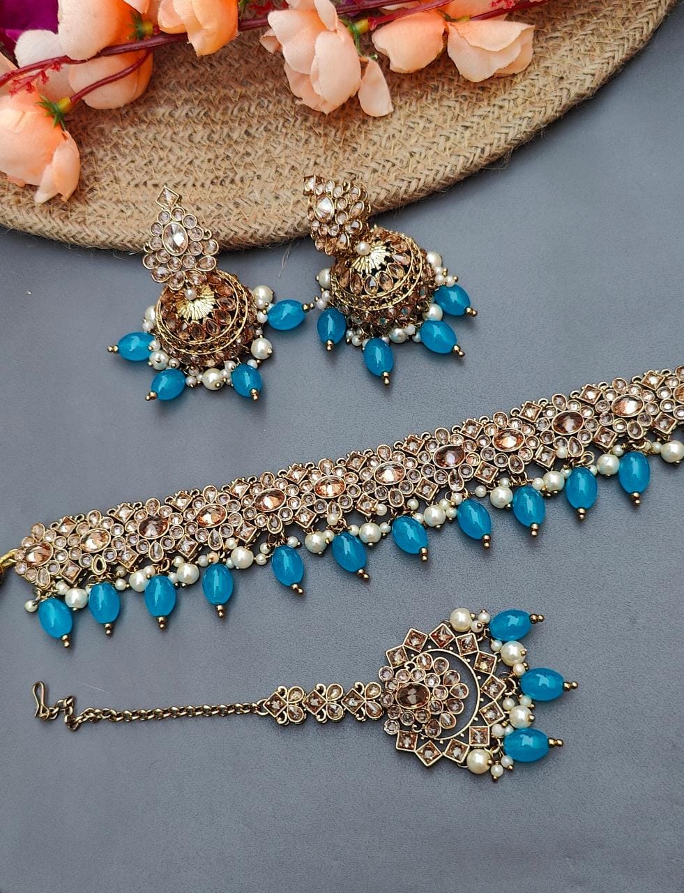Binisha Polki Choker Set