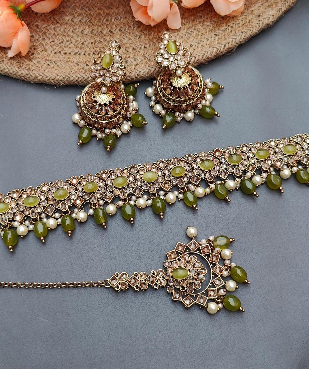 Binisha Polki Choker Set