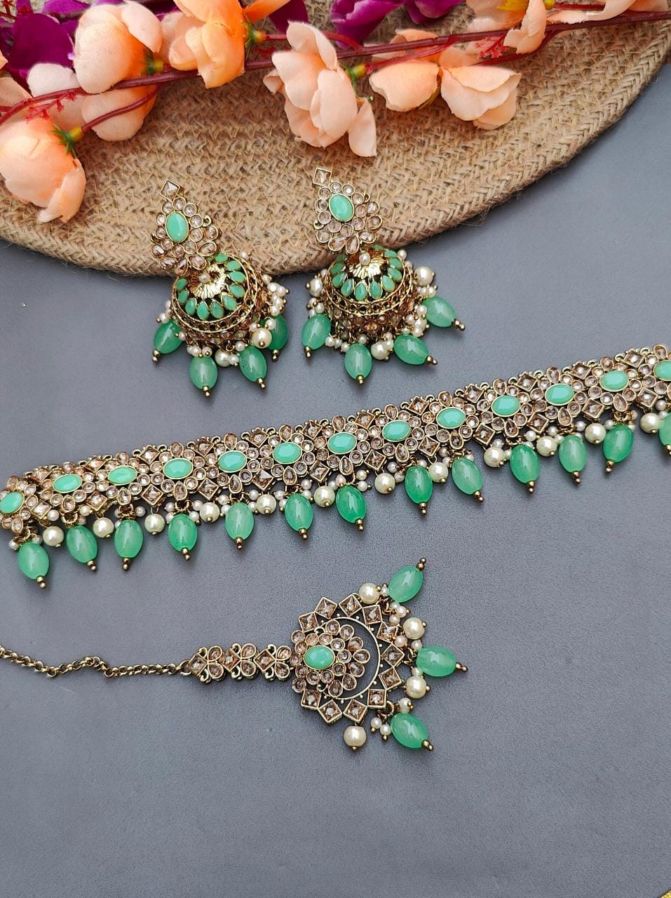 Binisha Polki Choker Set