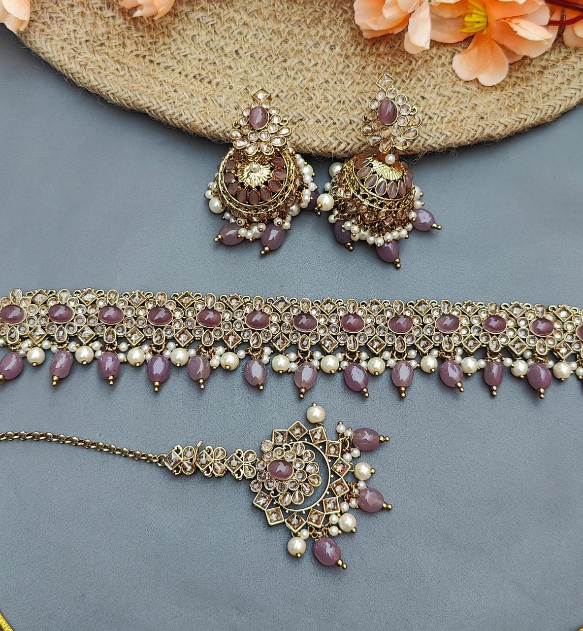 Binisha Polki Choker Set