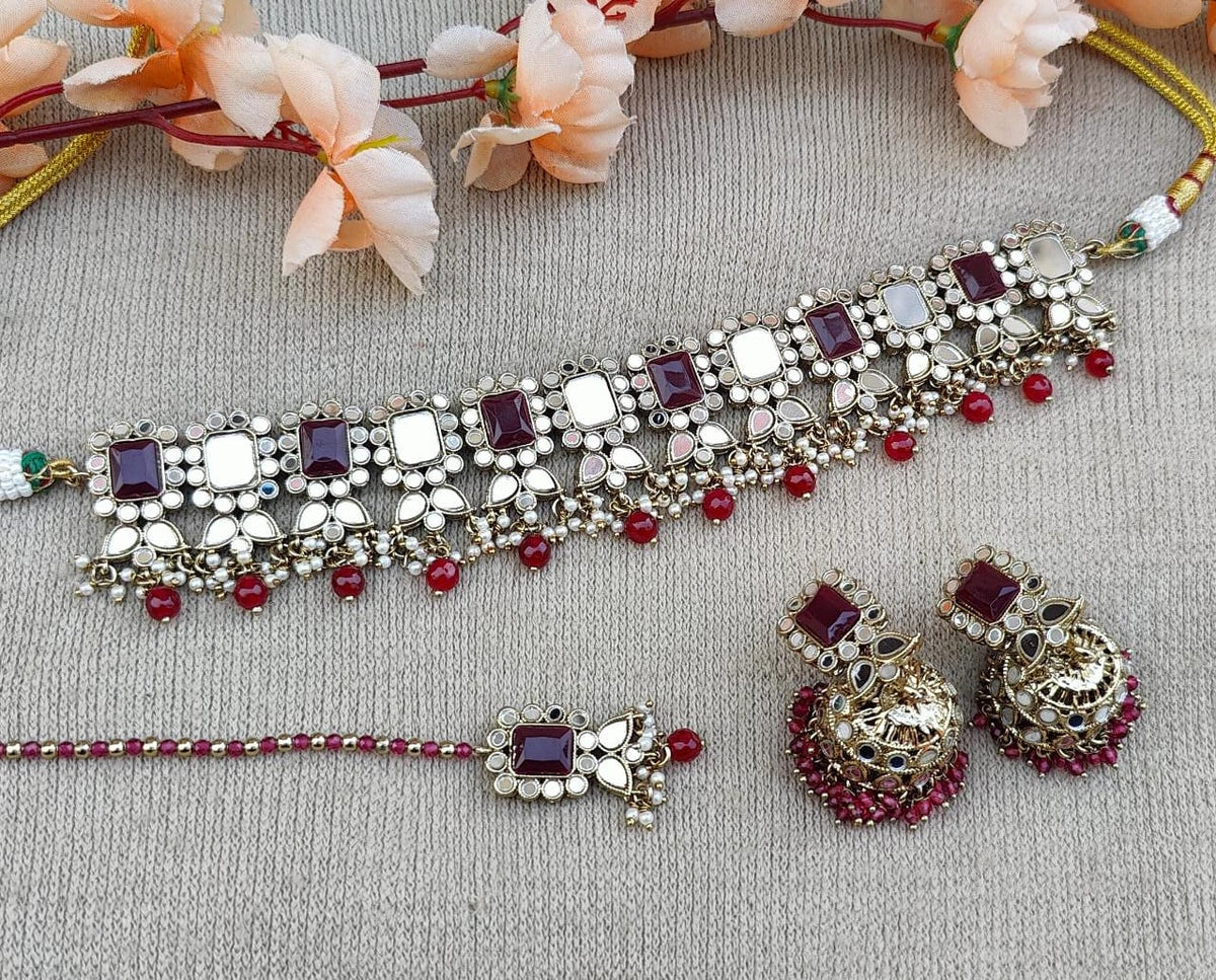 Divisha Mirror Choker