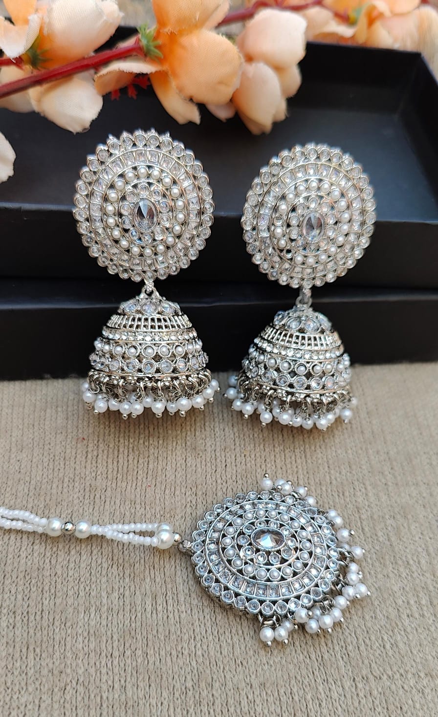 Ginni Polki Jhumki Tikka