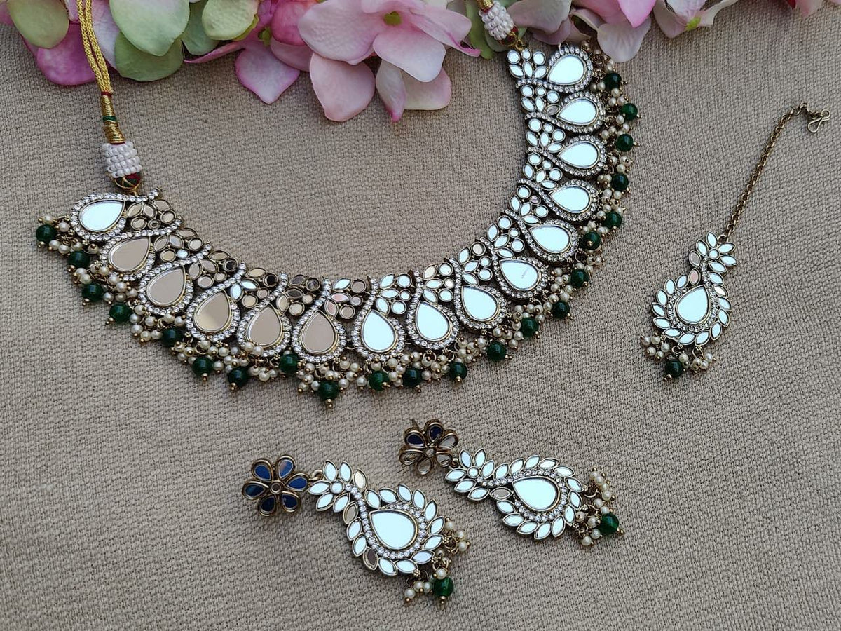 Manpriya Mirror Necklace