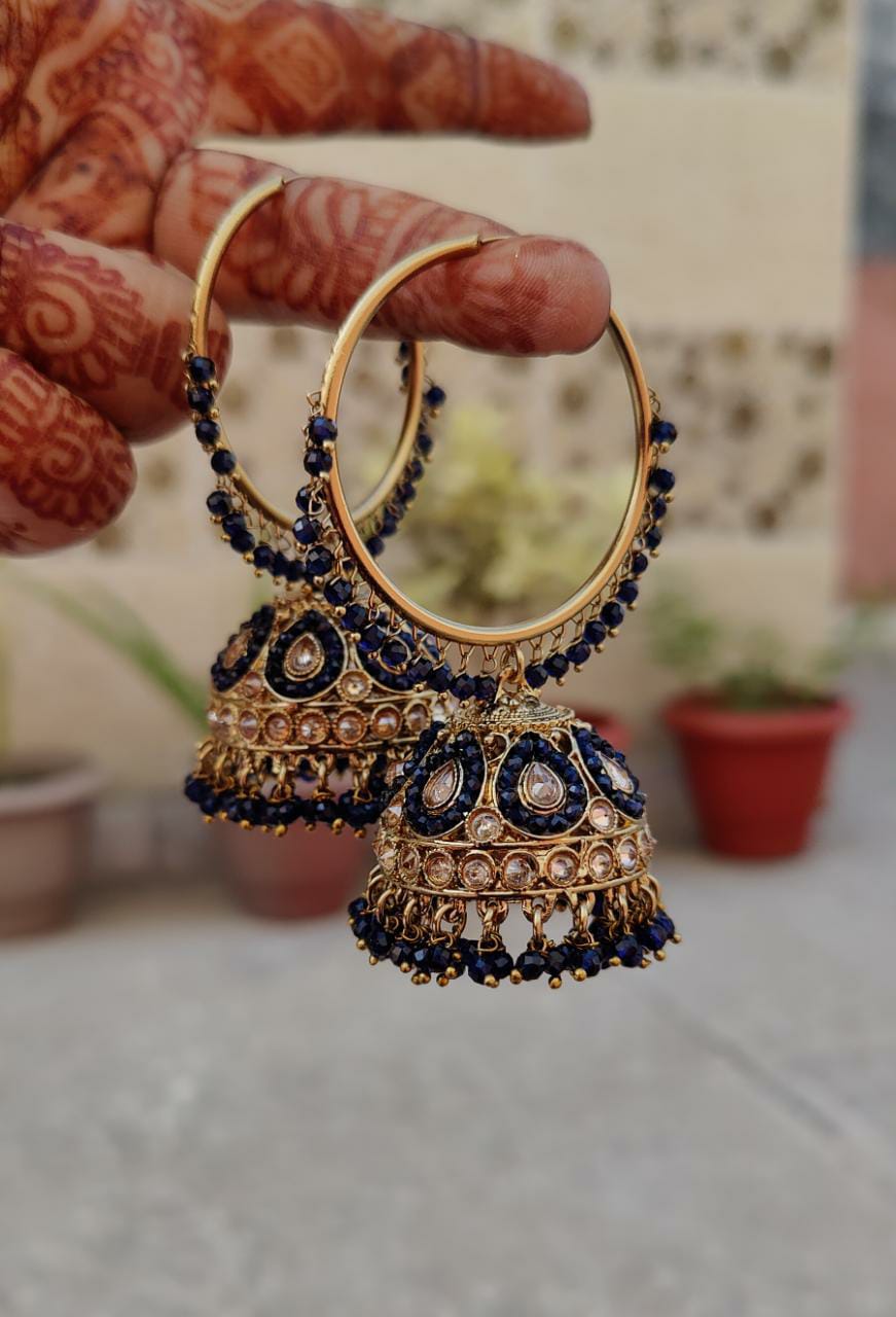 Kinza Polki Bali Earrings