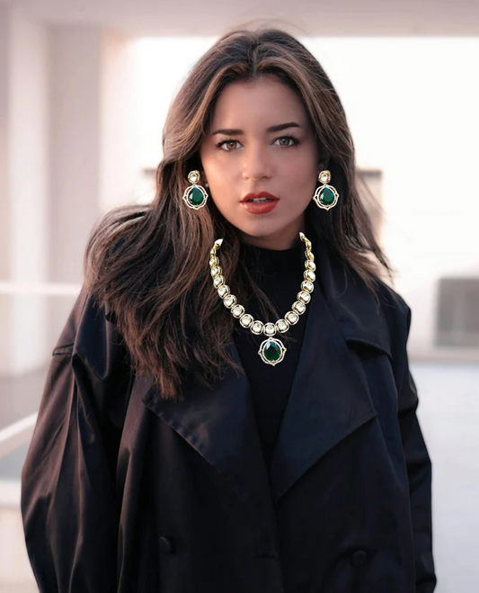 Rimple Uncut Kundan Set