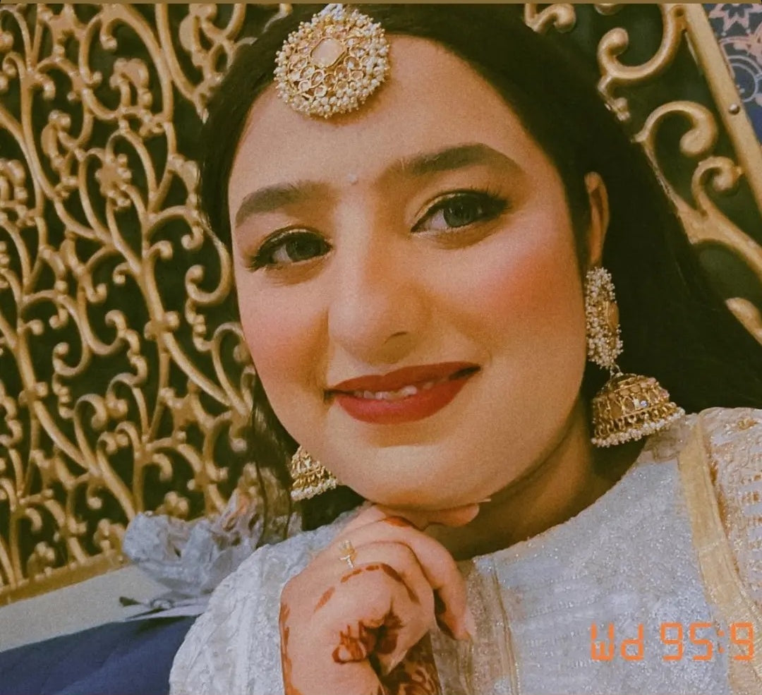 Nyra Polki Jhumki Tikka with Saharey