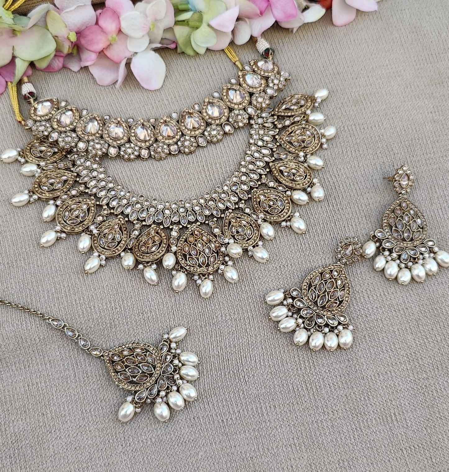 Sonakshi Polki Bridal Set