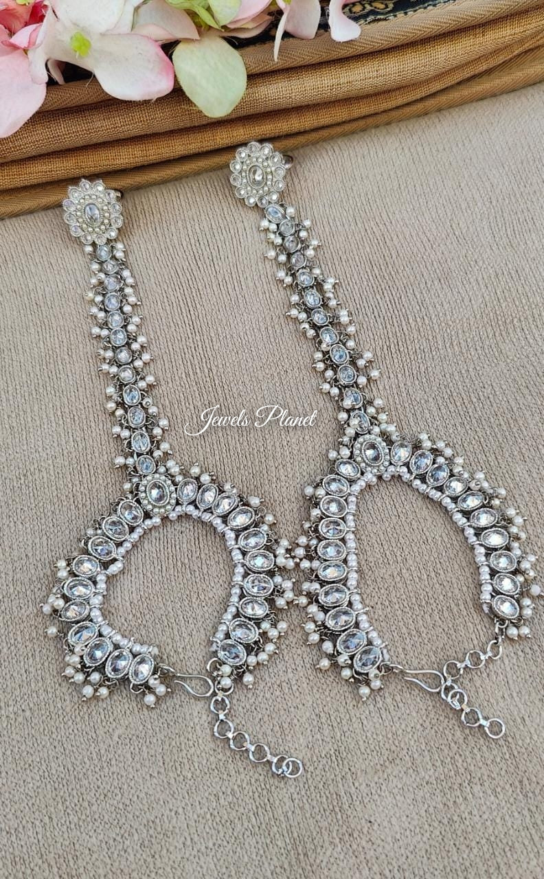 Manu Polki Hathphool (Silver)