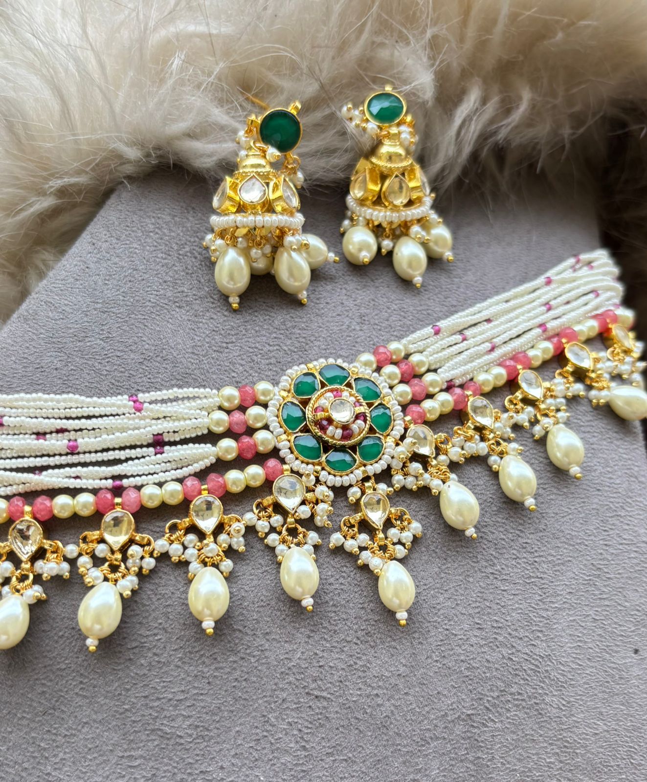 Meghana Pachi Kundan Choker