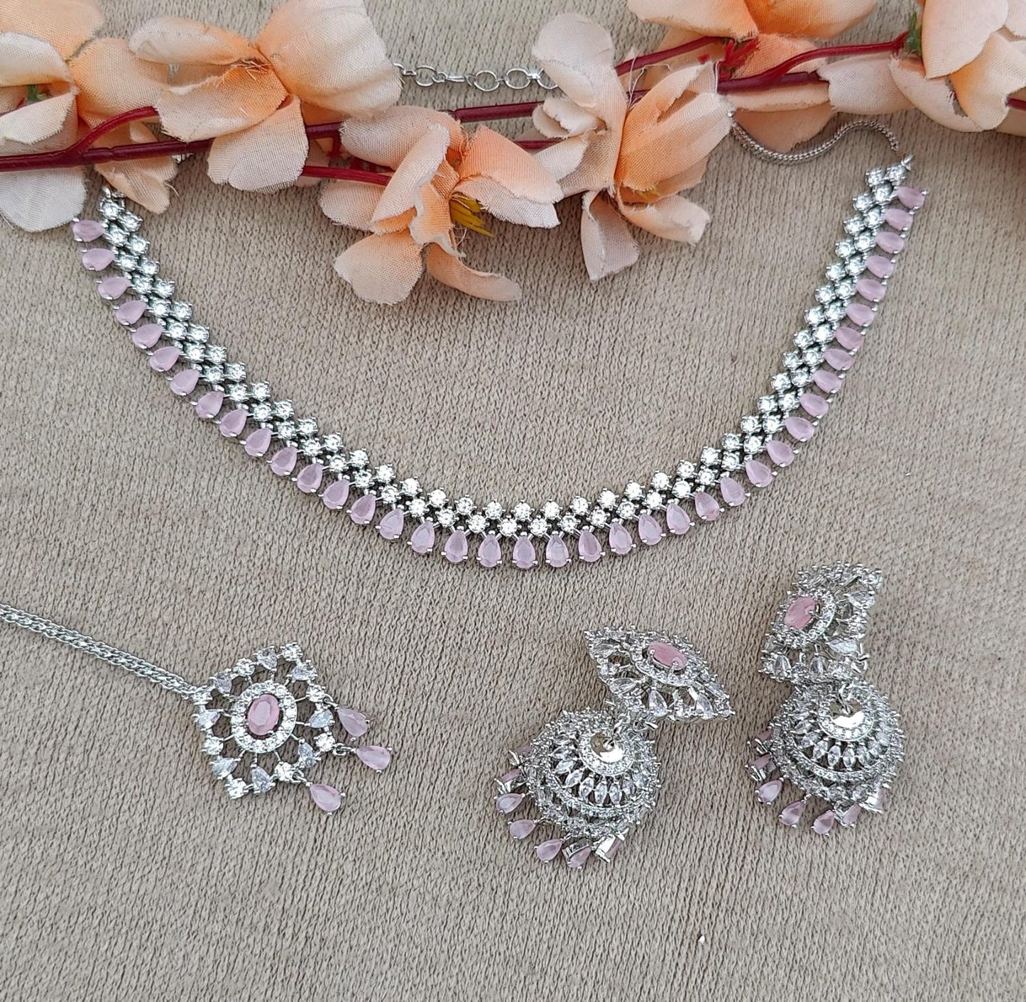 Taruni AD/CZ Necklace Set