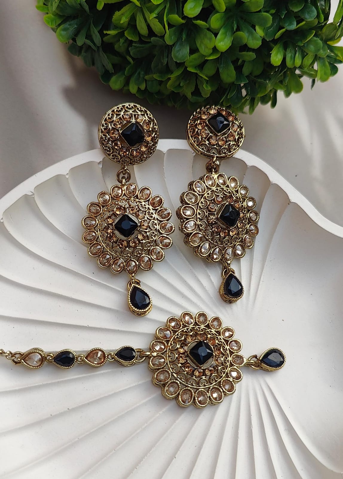 Sujal Polki Earrings Tikka