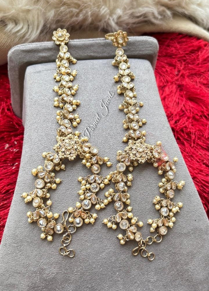 Shrutika Polki Hathphool (Pair)