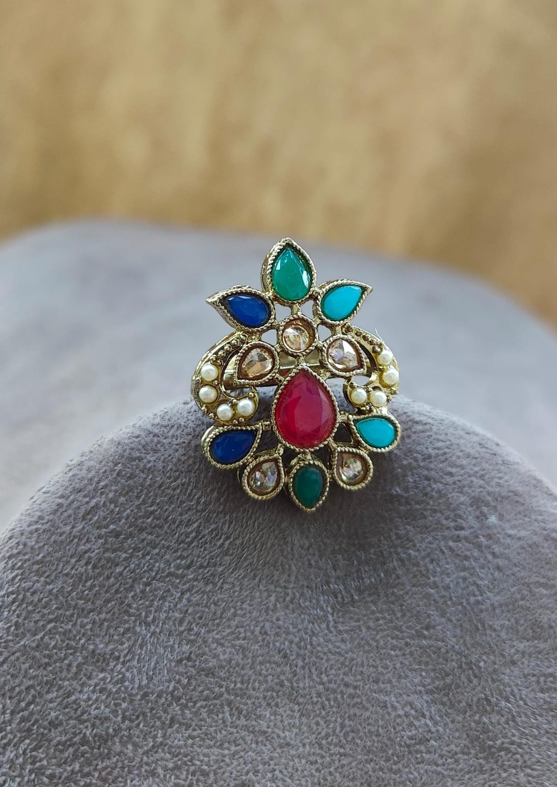 Drusha Polki Ring (Multi)