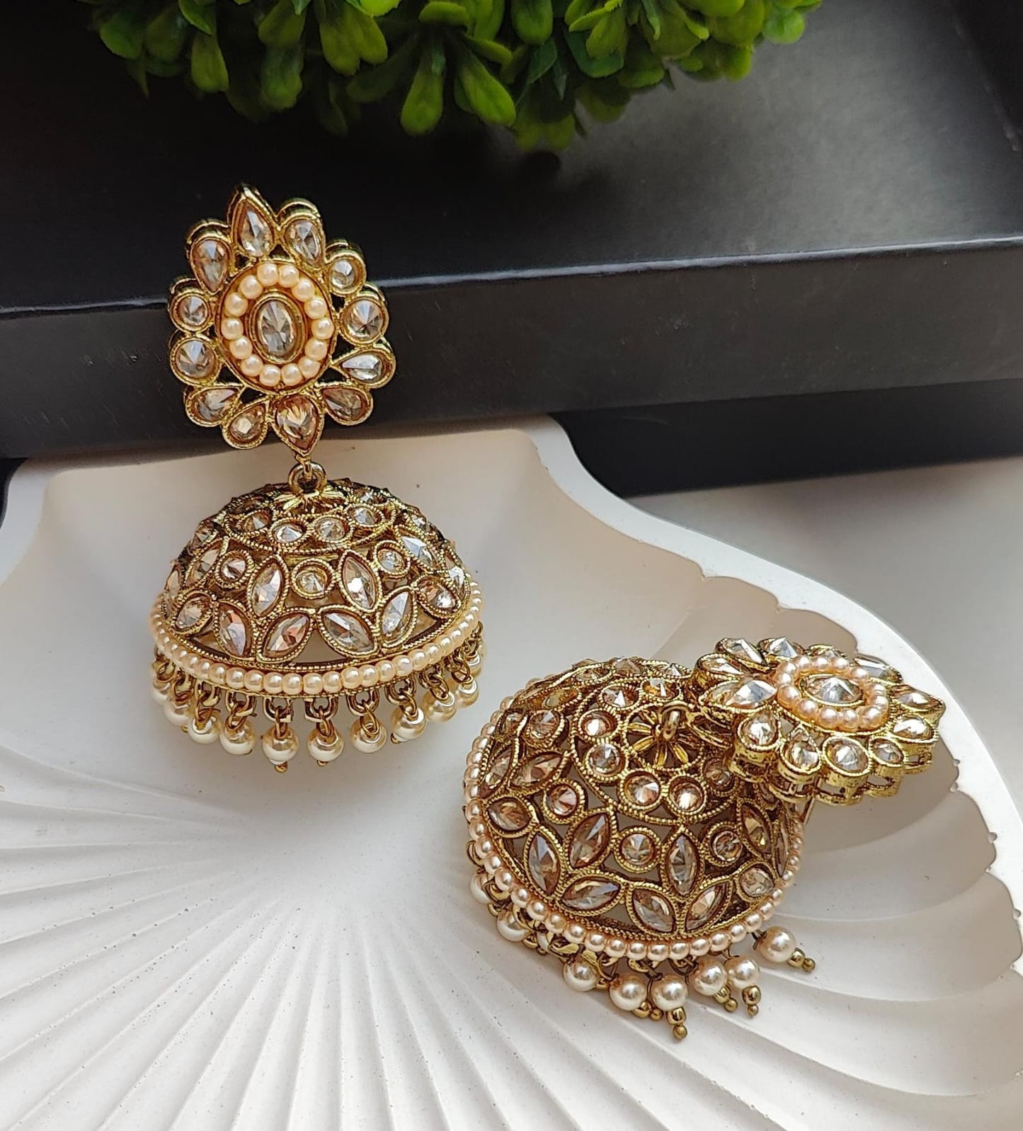 Karisma Polki Jhumkas
