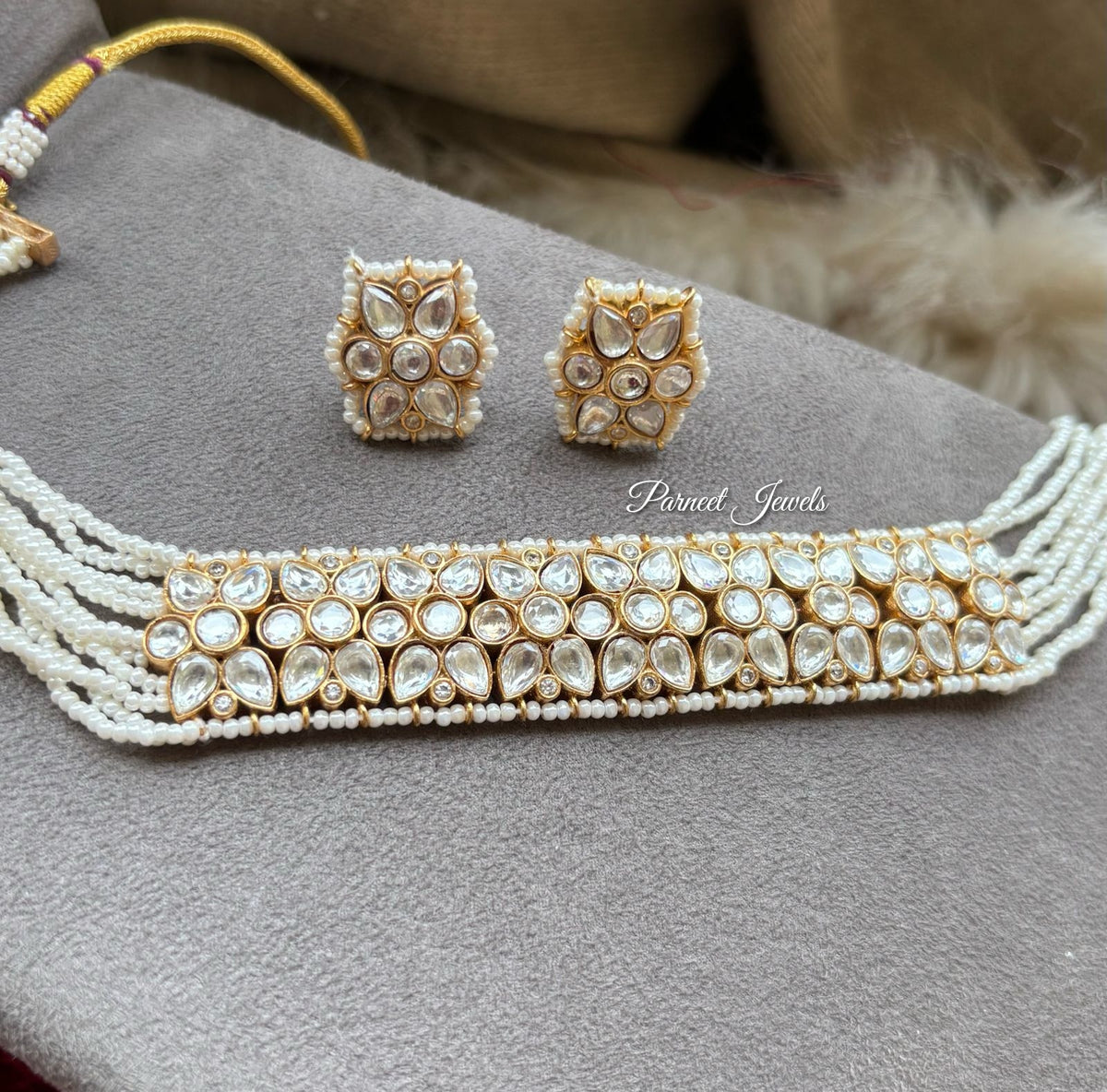 Sumona Beaded Choker Set