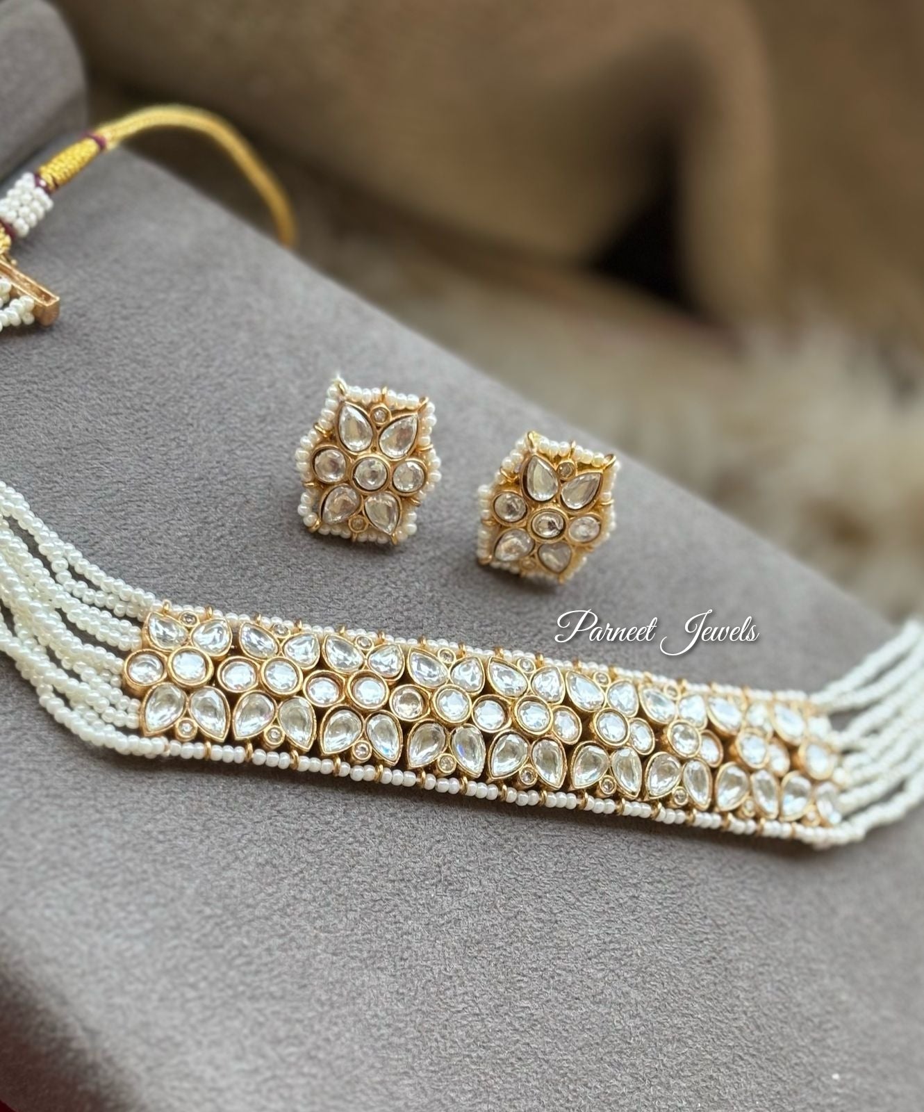 Sumona Beaded Choker Set