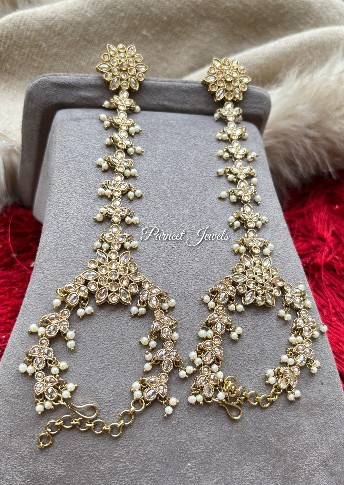 Arisha Polki Hathphool (Pair)