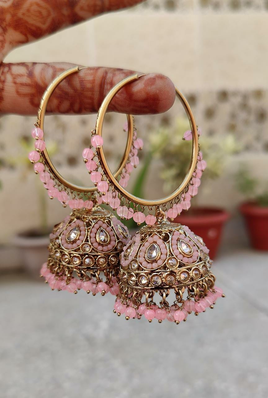 Kinza Polki Bali Earrings