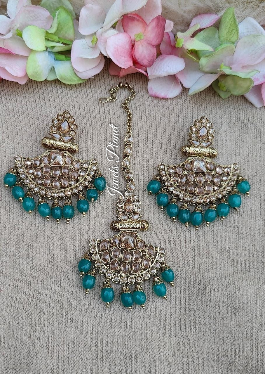 Ishika Polki Tikka Set