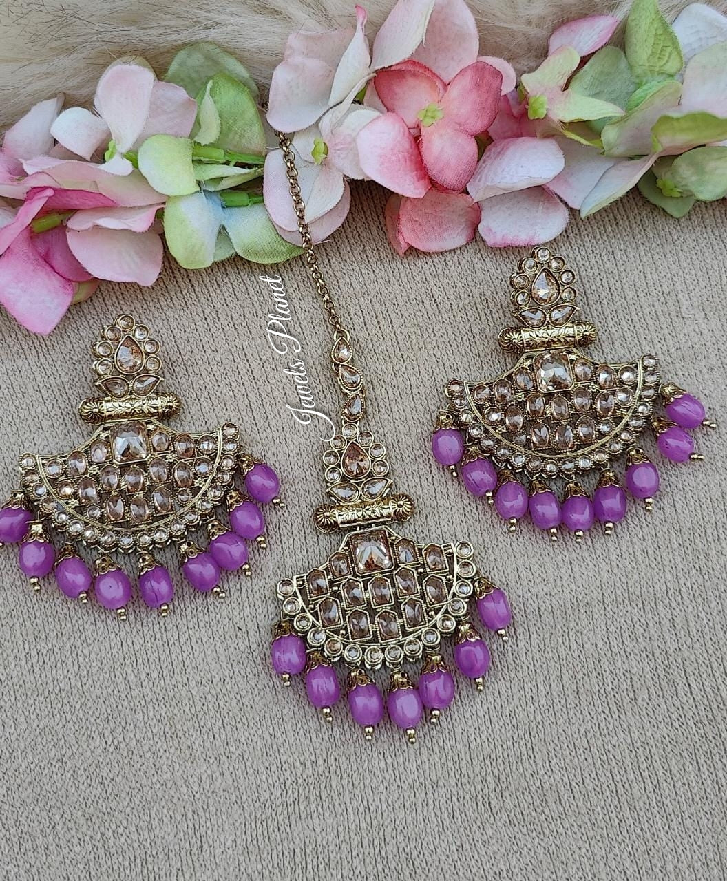 Ishika Polki Tikka Set