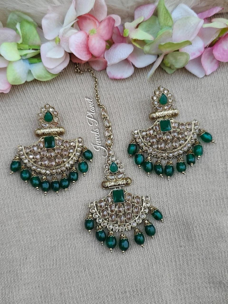 Ishika Polki Tikka Set