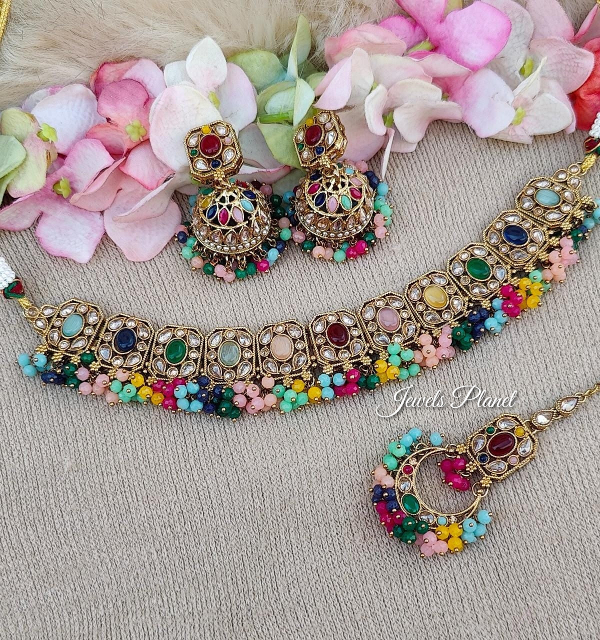 Tulip Polki Choker