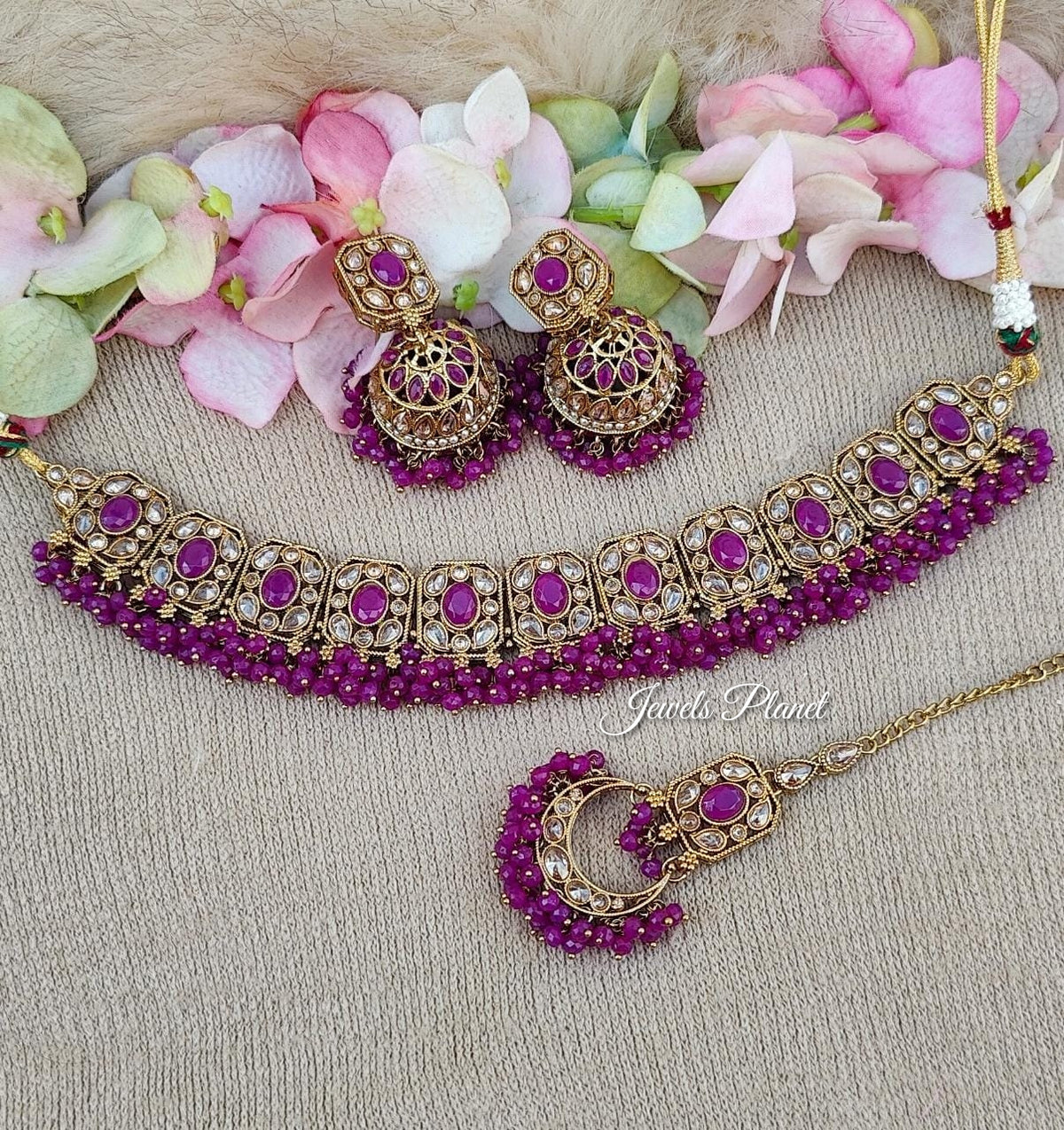 Tulip Polki Choker