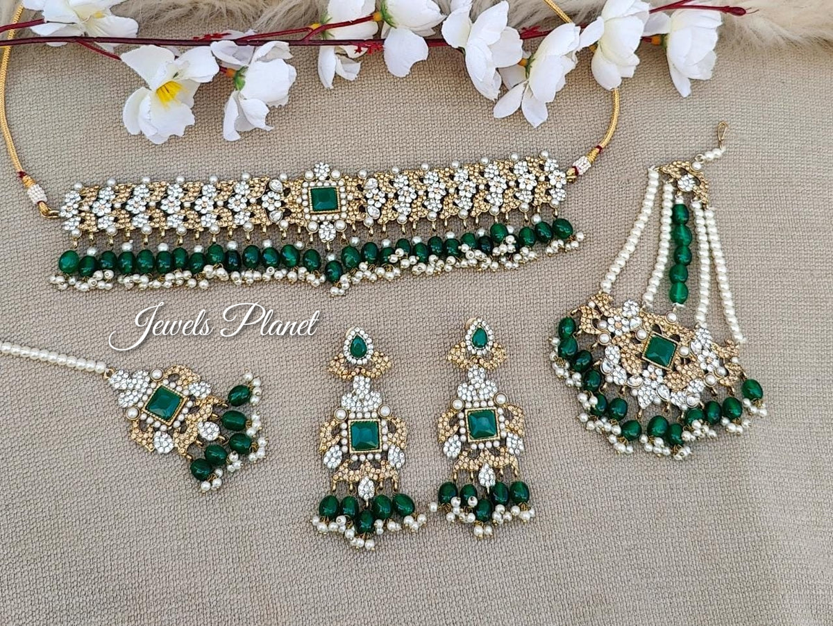 Myra Jhumar Choker Set