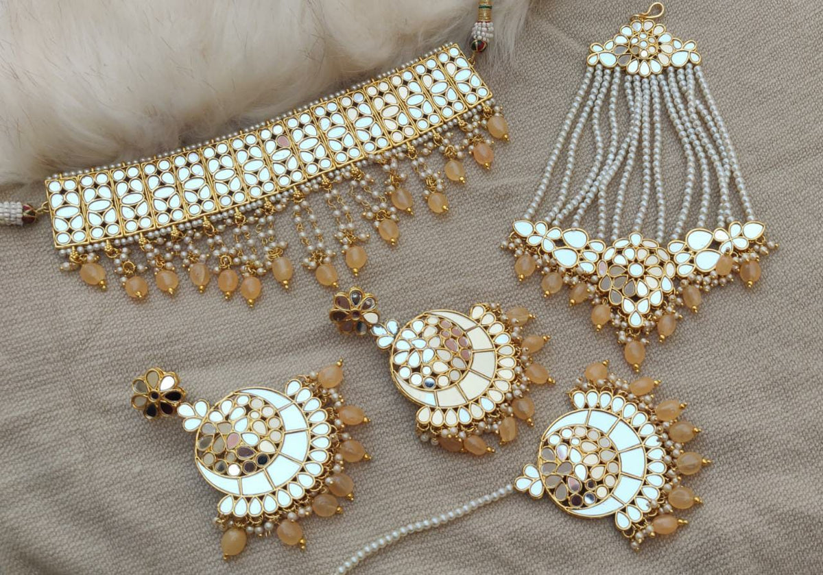 Farzana Mirror Choker