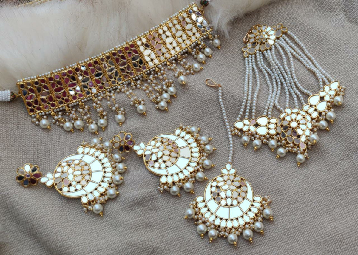 Farzana Mirror Choker