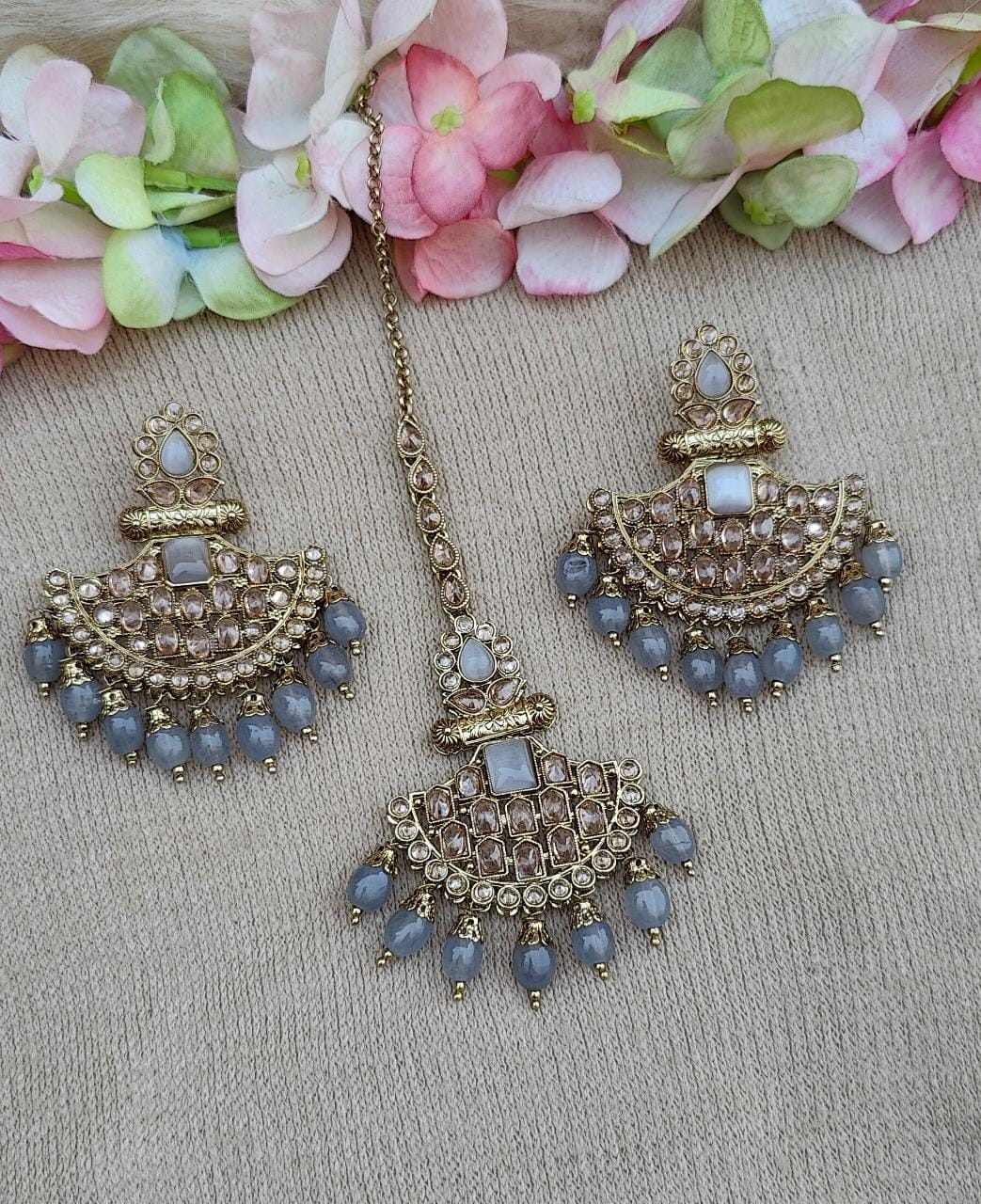 Ishika Polki Tikka Set