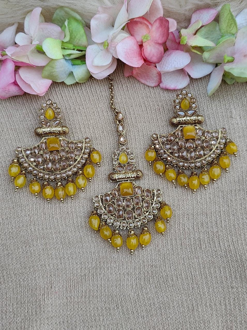 Ishika Polki Tikka Set