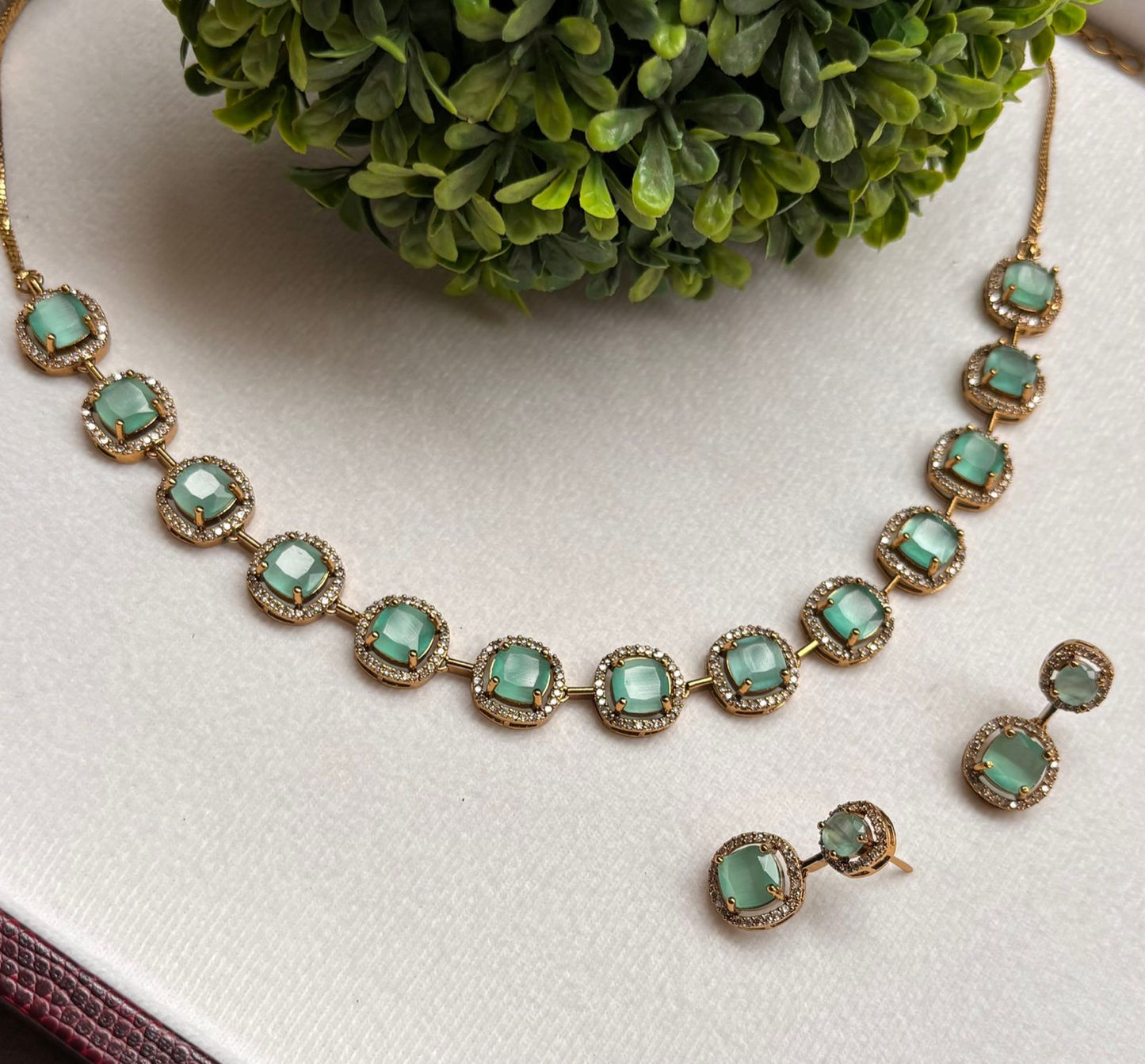 Vaishali AD/CZ Necklace Set