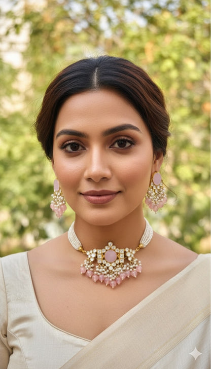 Yugti Pachi Kundan Choker