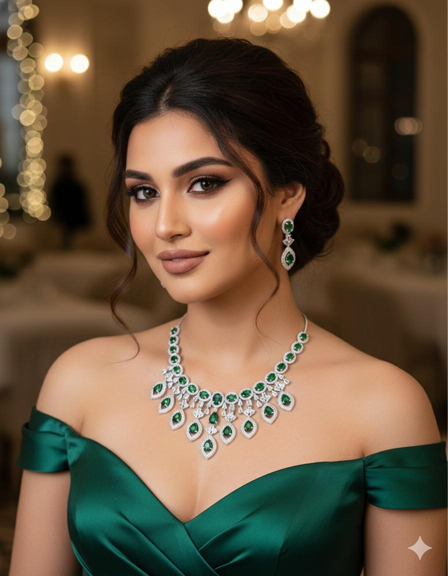 Neeti AD/CZ Necklace Set
