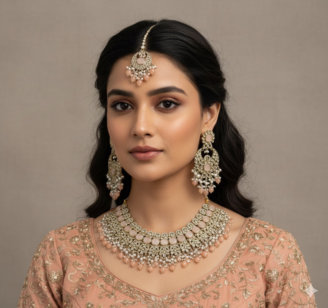 Amrita Polki Necklace Set